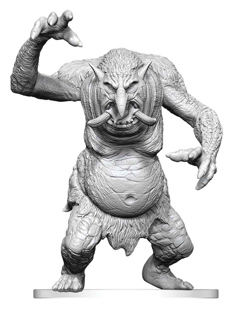 Pathfinder Battles Deep Cuts Unpainted Miniature Forest Troll 15 cm