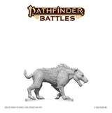 Pathfinder Battles Deep Cuts Unpainted Miniature Hyaenodon 13 cm