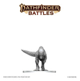 Pathfinder Battles Deep Cuts Unpainted Miniature Pachycephalosaurus 13 cm