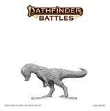 Pathfinder Battles Deep Cuts Unpainted Miniature Pachycephalosaurus 13 cm