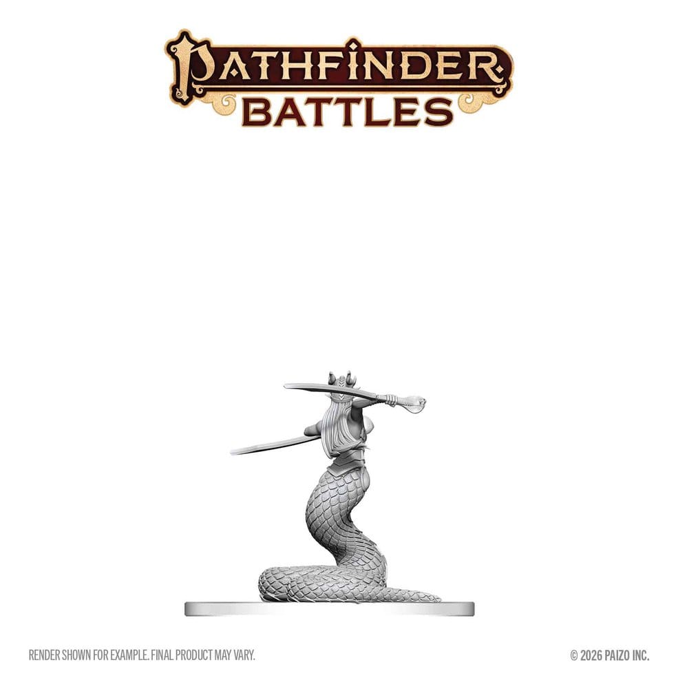 Pathfinder Battles Deep Cuts Unpainted Miniature Lamia Matriarch 13 cm