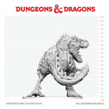 Dungeons & Dragons Nolzur's Marvelous Miniatures Unpainted Miniature Tyrannosaurus Zombie 20 cm