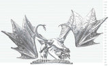 Dungeons & Dragons Nolzur's Marvelous Miniatures Unpainted Miniature Young Sapphire Dragon 20 cm