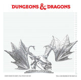 Dungeons & Dragons Nolzur's Marvelous Miniatures Unpainted Miniature Young Sapphire Dragon 20 cm