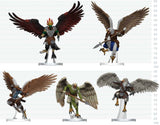 D&D Icons of the Realms Mini Figures Aarakocra Flock 20 cm