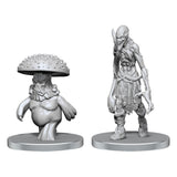 Pathfinder Deep Cuts Unpainted Miniatures Myceloid & Grimstalker