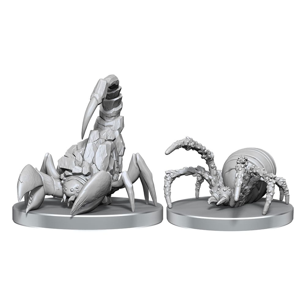 Pathfinder Deep Cuts Unpainted Miniatures Cave Scorpion & Hunting Spider