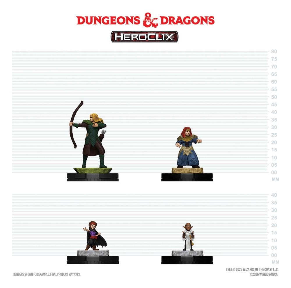 Dungeons & Dragons HeroClix 400: Figure Set Adventuring Party 1