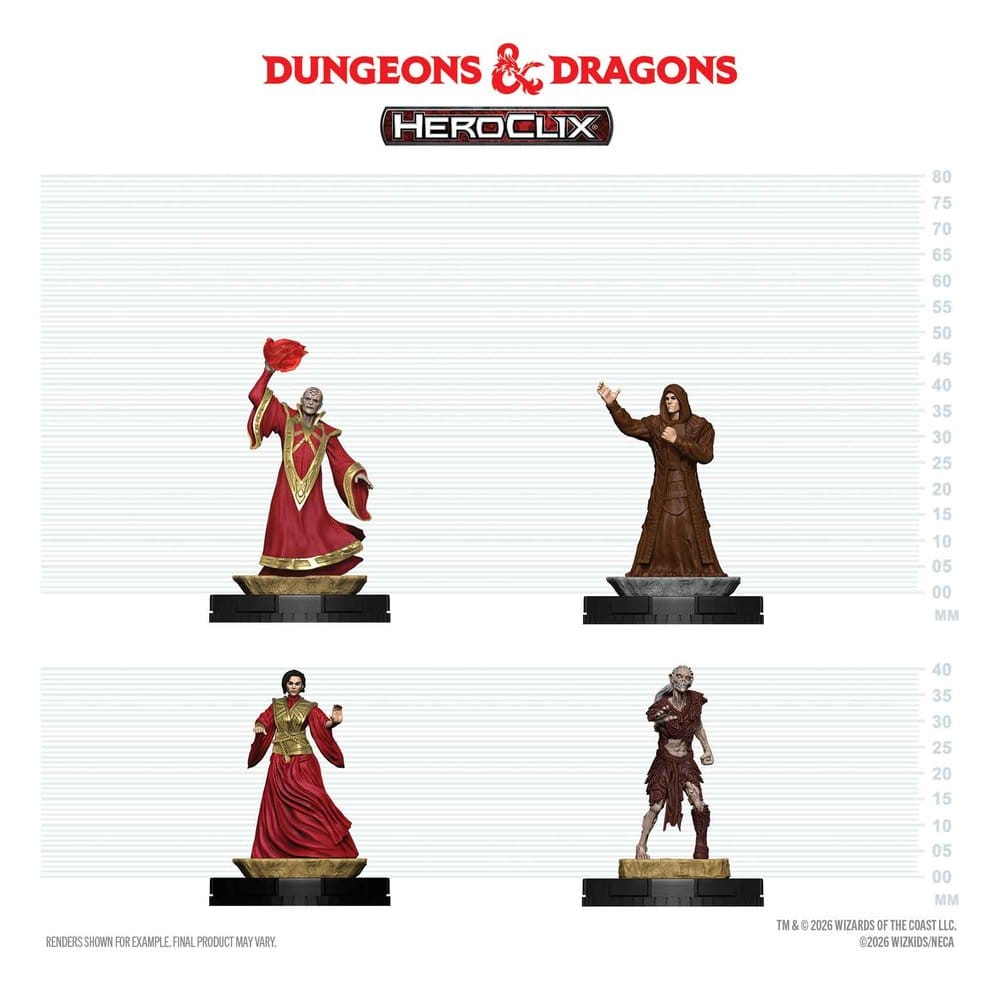 Dungeons & Dragons HeroClix 400: Figure Set Red Wizards of Thay