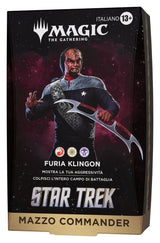 Magic the Gathering Star Trek Commander Decks Case (4) italian