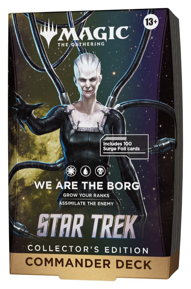 Magic the Gathering Star Trek Collector's Edition Commander Decks Case (4) english