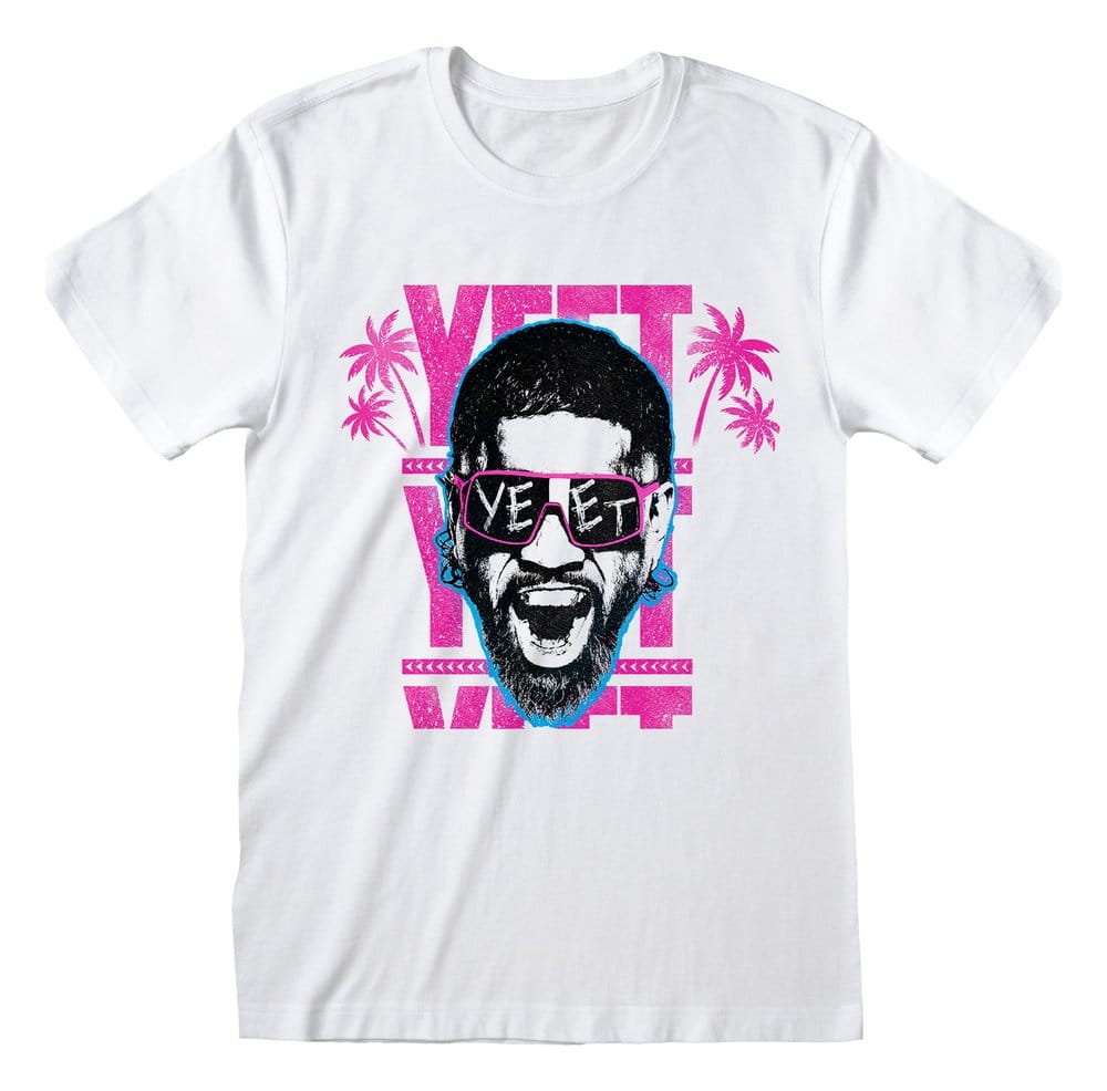 WWE T-Shirt Yeet White Size XL