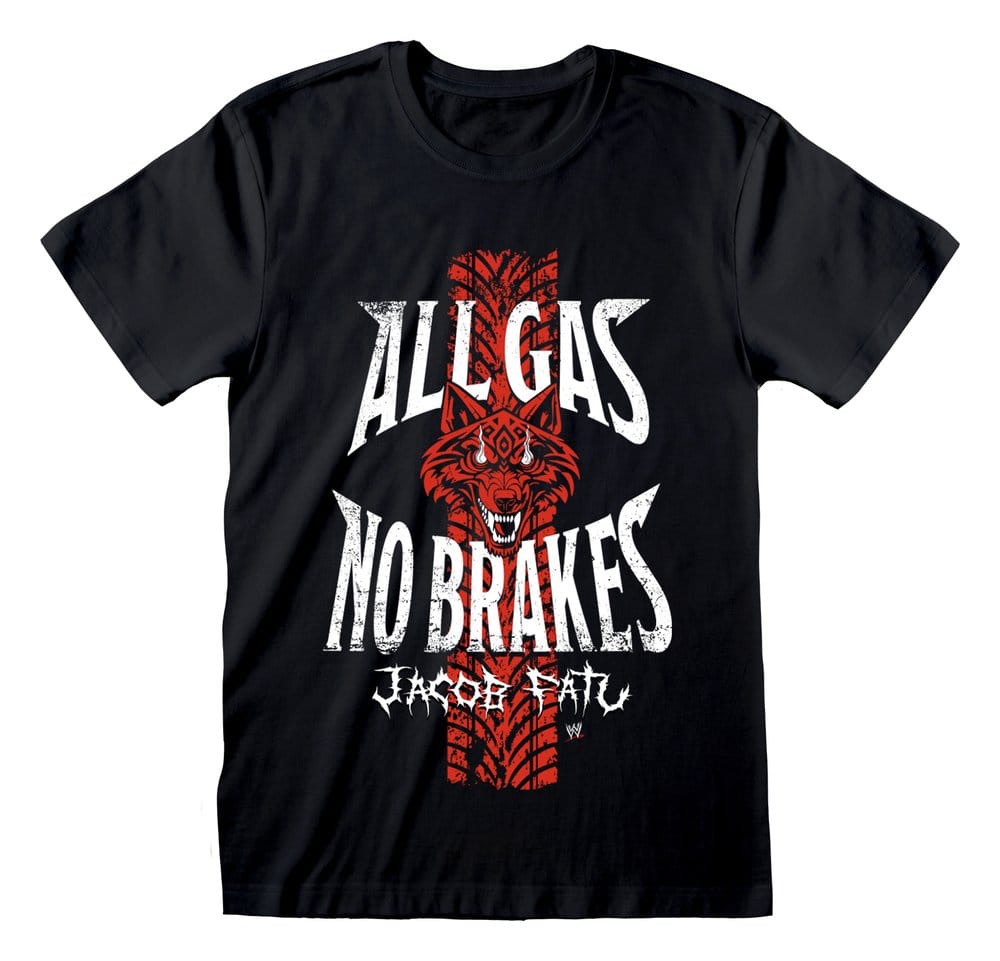 WWE T-Shirt All Gas Black Size M