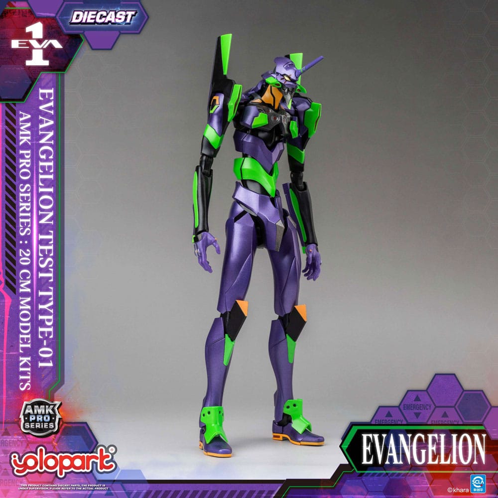 Neon Genesis Evangelion AMK Pro Series Model Kit Eva-01 Test Type 20 cm
