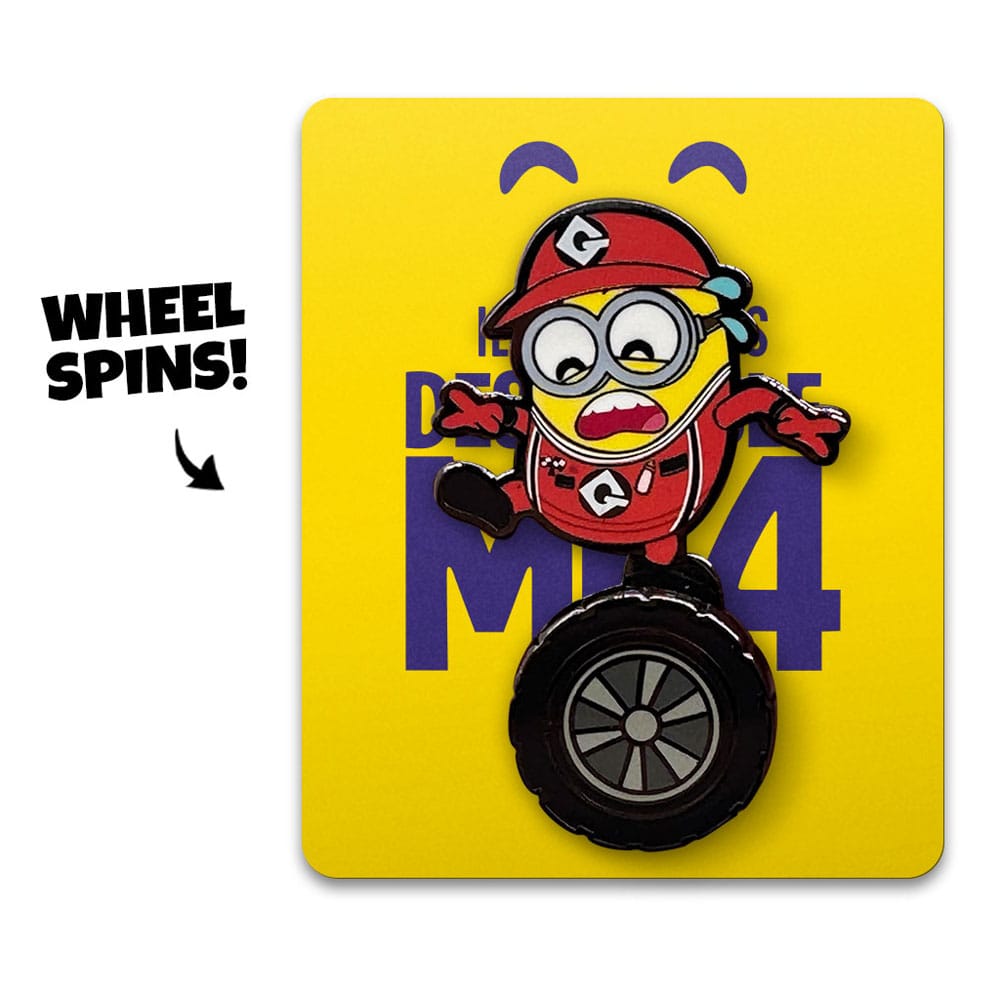 Despicable Me Pin Badge Tire Minion Spinning 5 cm