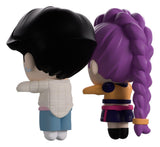 KPop Demon Hunters Vinyl Figures Jinu & Rumi Monitor Buddiez 6 cm